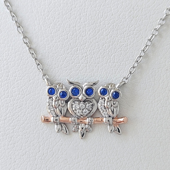 Silver Owl Necklace - 925 Sterling Silver, 2019 Charmed Aroma Owl Collect - Picture 4 of 4